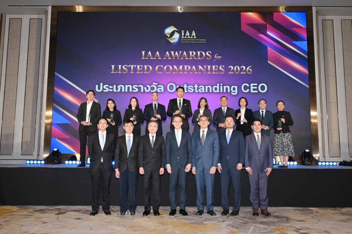 COM7 รับรางวัล Outstanding CEO และ Outstanding IR จากเวที IAA Awards 2026