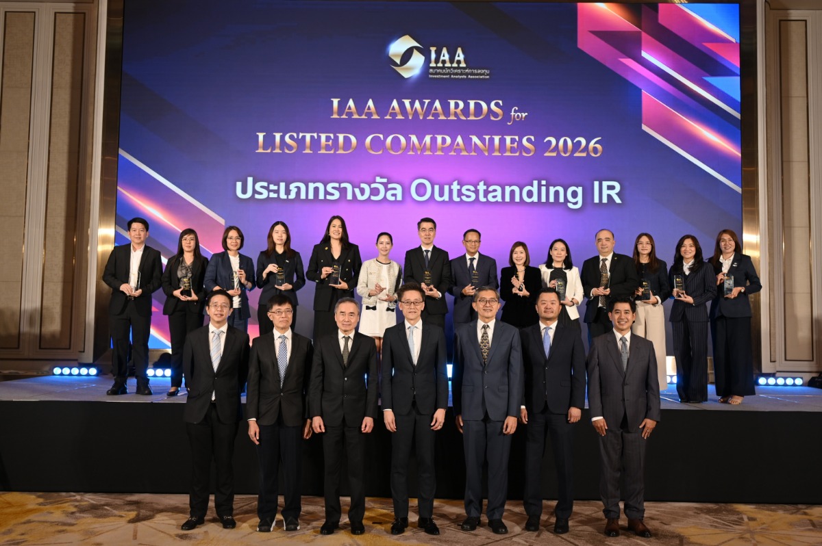COM7 รับรางวัล Outstanding CEO และ Outstanding IR จากเวที IAA Awards 2026